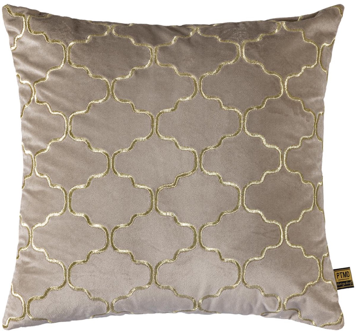 PTMD Sierkussen Lizze - Beige - 45x3x45cm