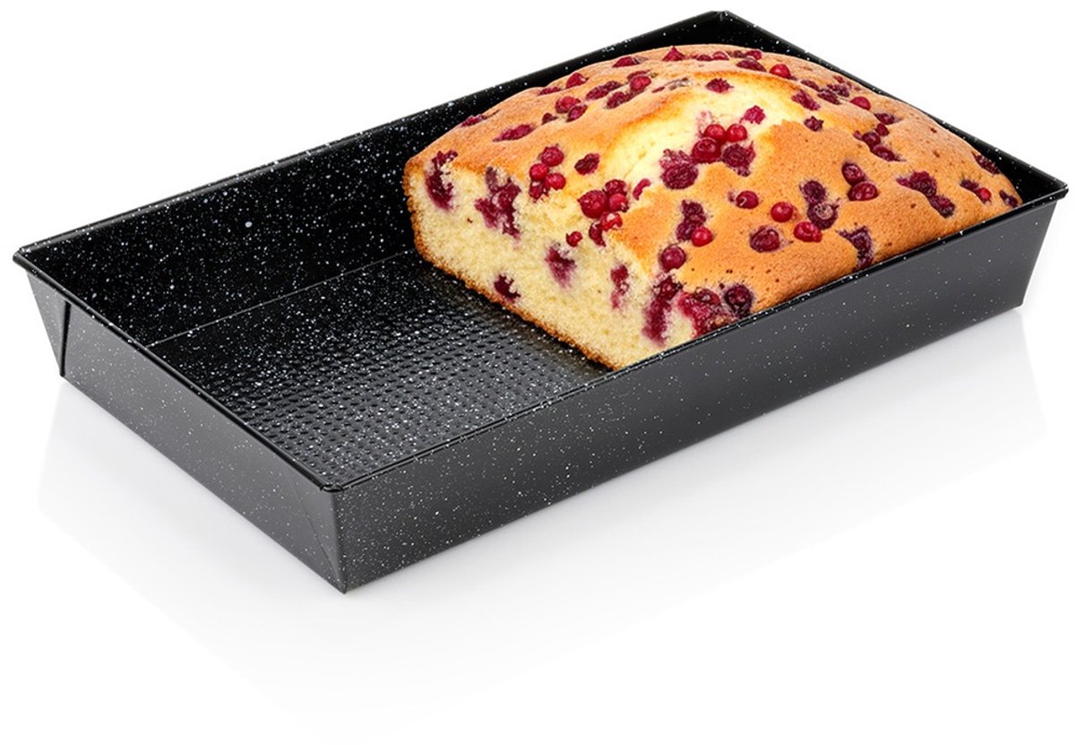 Bakvorm Graniet 39,5x24x6 cm - Springvorm - Vorm voor Bakken - Taartvorm - Bakplaat