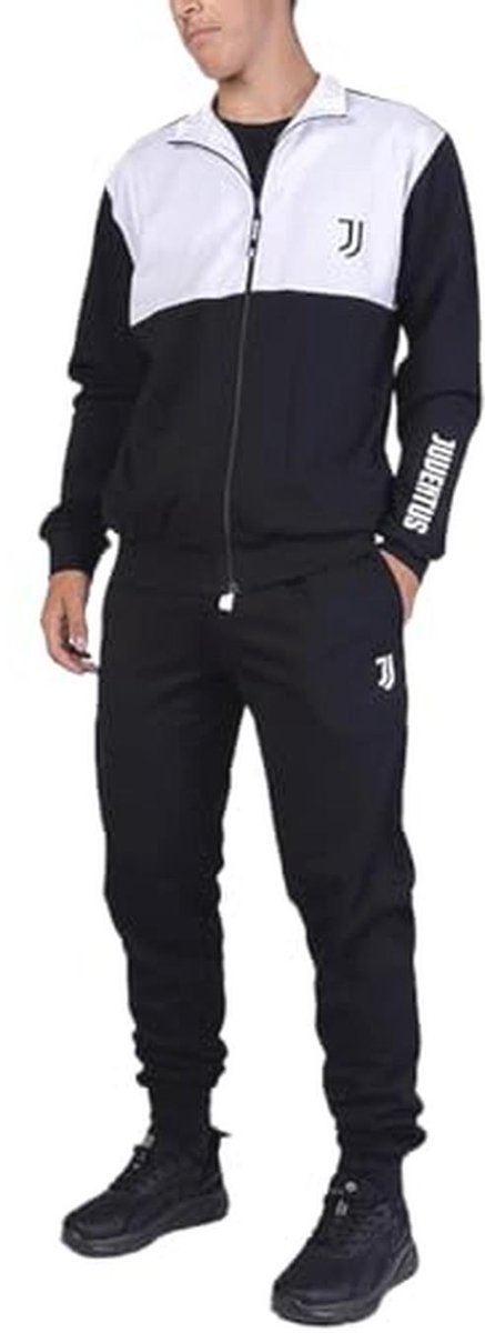 Heren Pyjama Set Homewear in Zwart en Wit