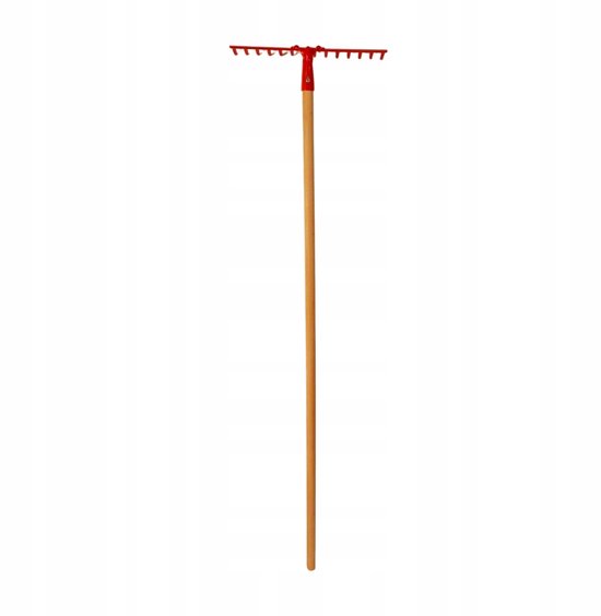 Metalen hark 14 tanden (37cm) met staal 140cm — afbeelding 4