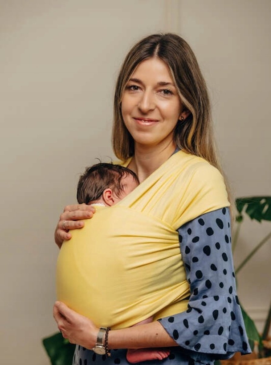 LennyLamb Sunbeam Elastische Draagdoek - Zacht Katoen, 5m