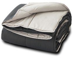 SLAAPP - Wasbaar Dekbed Zonder Overtrek - Grijs - 200 x 200 cm