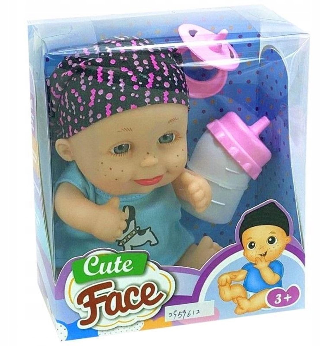 Lieve Piegusek Pop met Accessoires - Leuk Cadeau