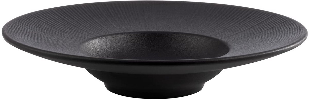 Rond Serveerbord 29 cm Zwart Melamine - Hittebestendig & Vaatwasmachinebestendig