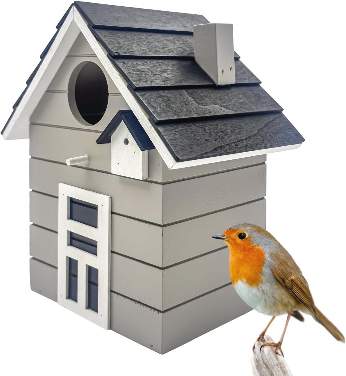 Trendy vogelhuis/nestkast voor kleine zangvogels - Perfect voor decoratie en als veilige broedplaats in diverse kleuren