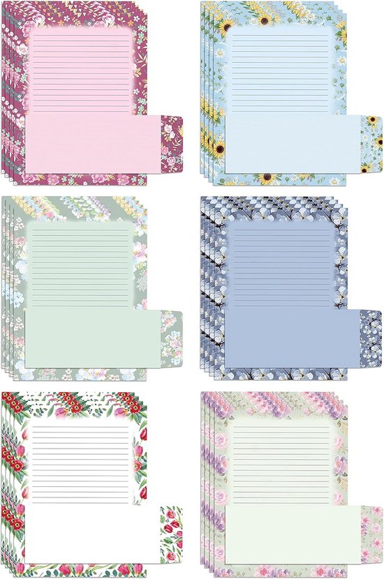 Kleines Briefpapierset Warabe, 8 Blatt + 4 Umschläge, 5,56