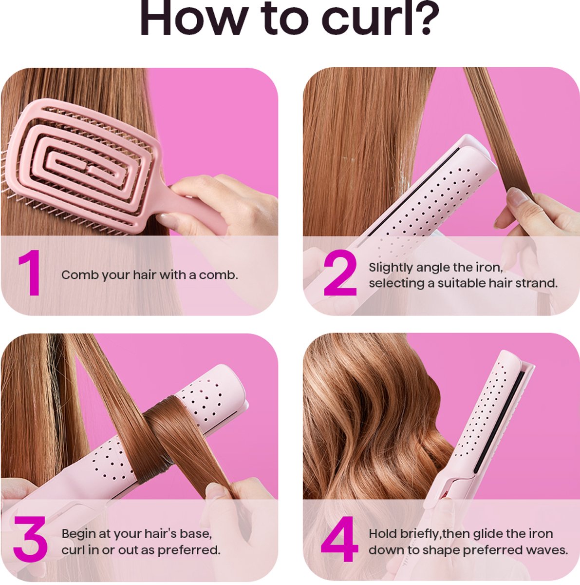 Wavytalk Whirlwind Pro Airflow Styler met 360° Cool Airflow - afbeelding 3