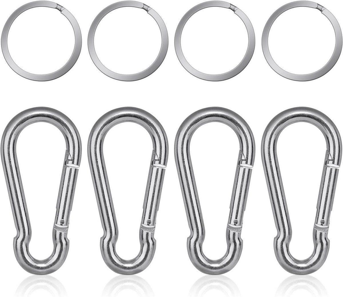 Heavy Duty Roestvrijstalen Karabijnhaak Clip voor Outdoor Activiteiten