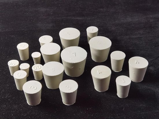 Rubberen Stoppen Set - 8mm tot 37mm - 18 Stuks voor Ballonflessen en Watertanks — afbeelding 3