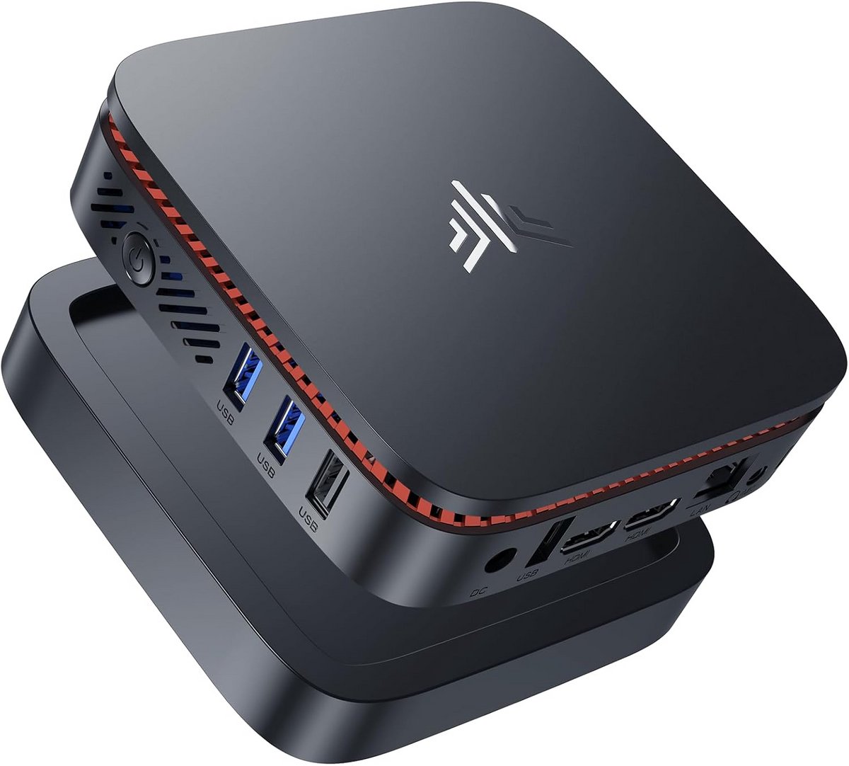 Mini PC Met Alder Lake N97, 16GB RAM en 512GB SSD, Dubbele 4K Schermen, Ideaal Voor Kantoor