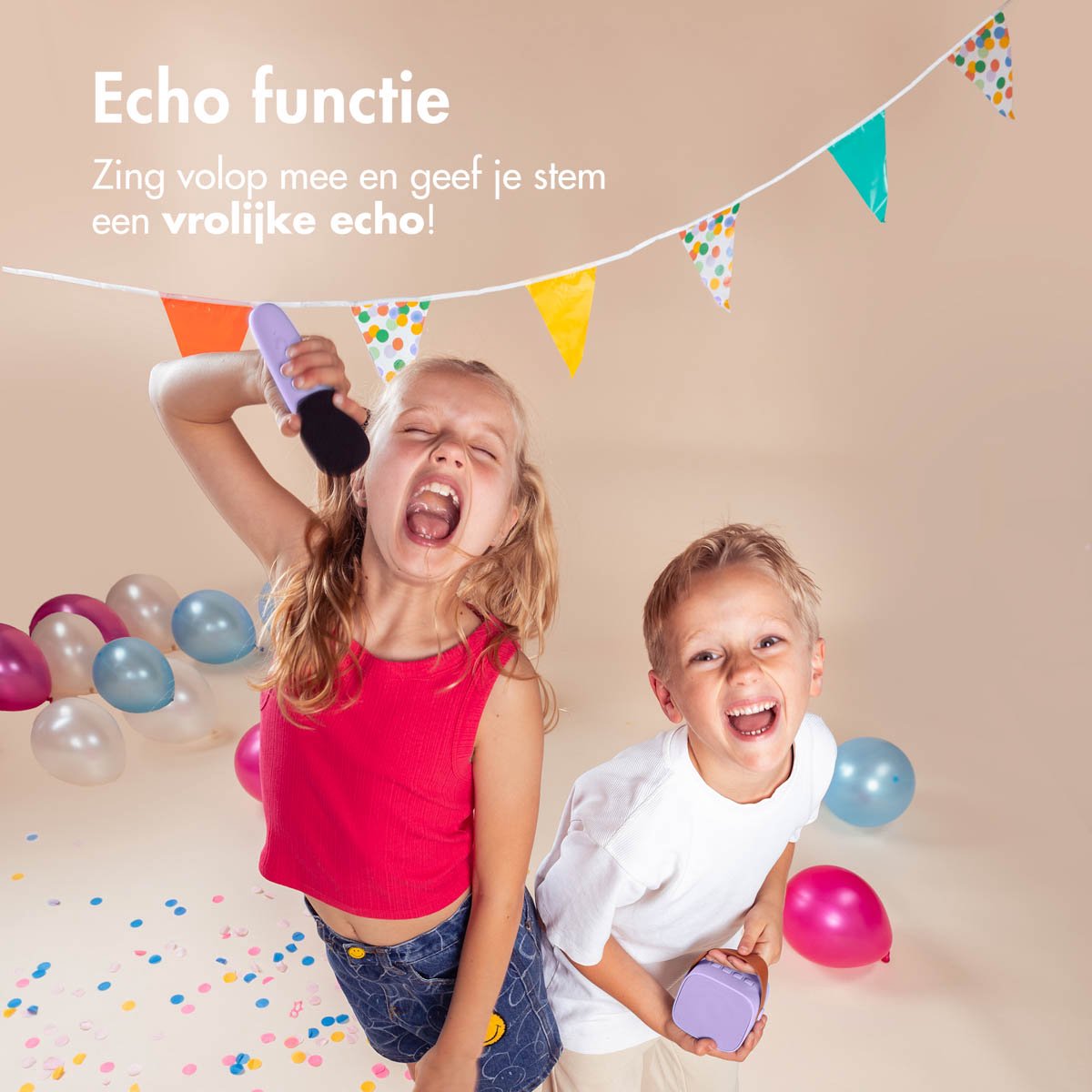 imoshion Karaoke Set - Met Bluetooth Speaker en Draadloze Microfoon - Karaokeset voor Volwassenen en Kinderen — afbeelding 4