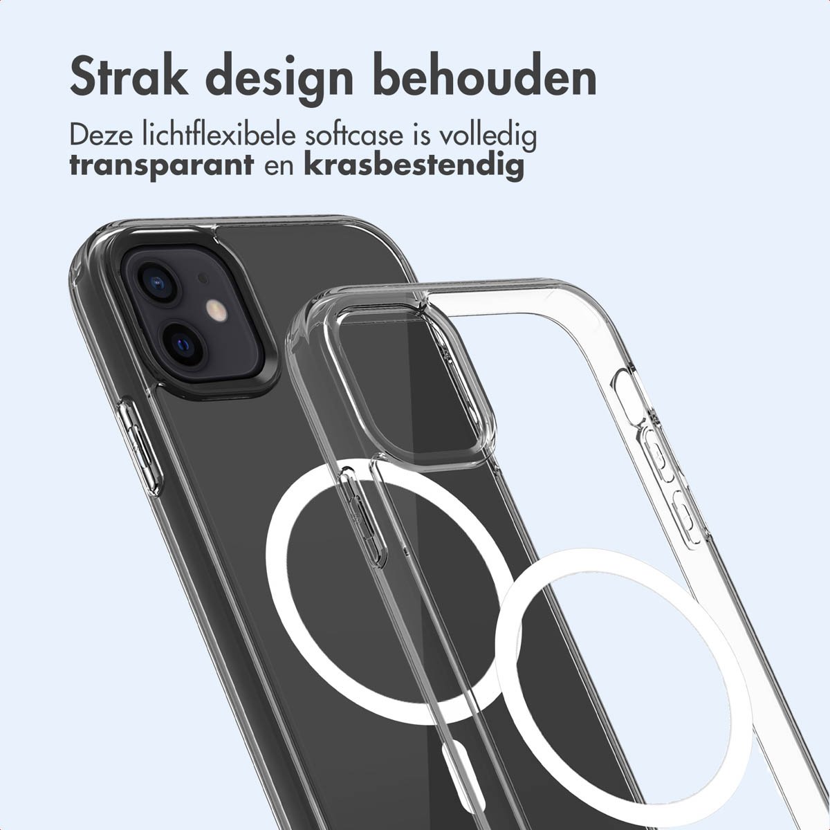 imoshion Hoesje - Geschikt voor Apple iPhone 12 Pro / 12 - Protective Backcover geschikt voor MagSafe - Transparant — cadeau in Cadeau-ideeën - foto 6