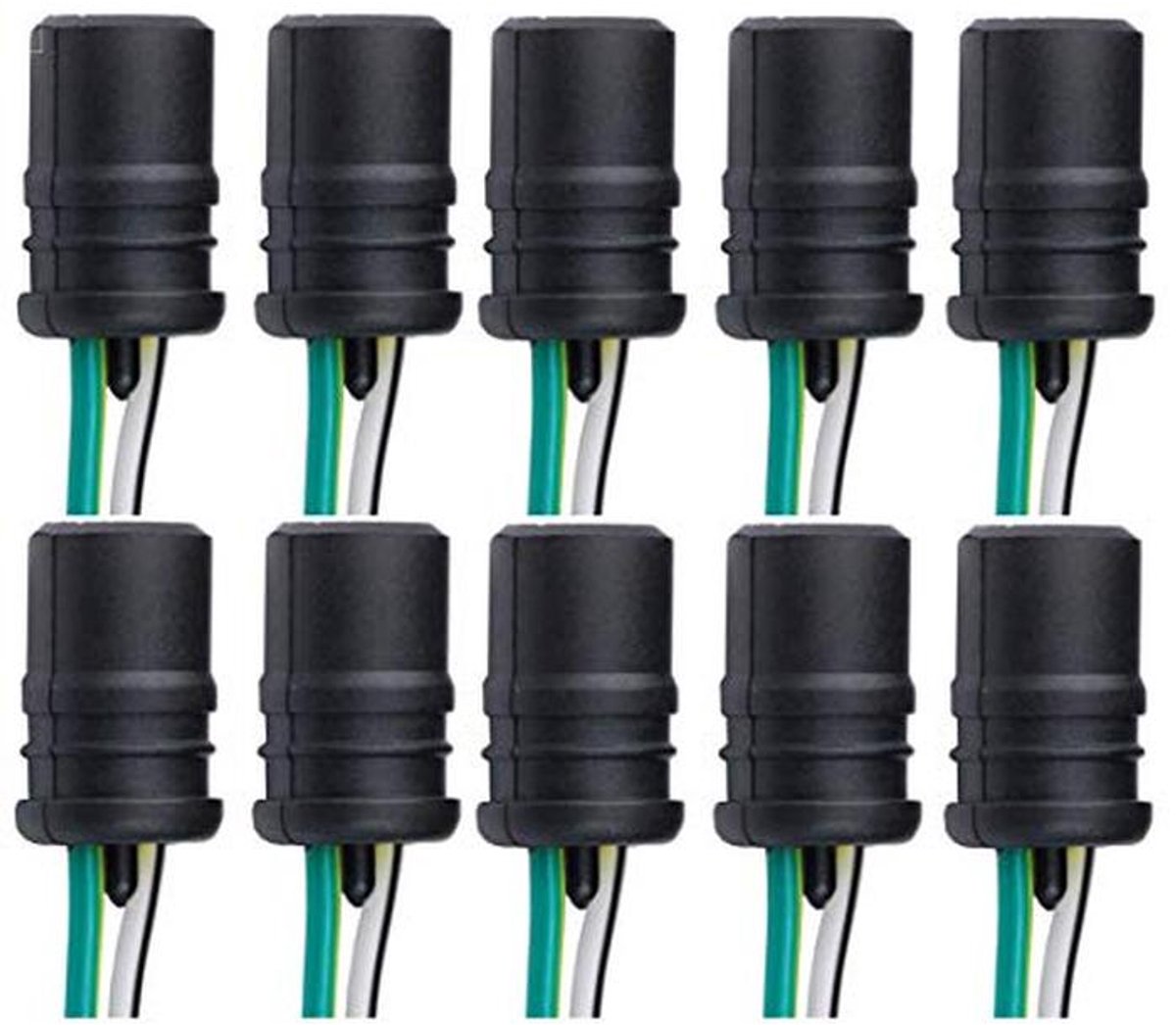 10x Rubber Fittingen voor T10 W5W Lampen – Geschikt voor Halogeen en LED