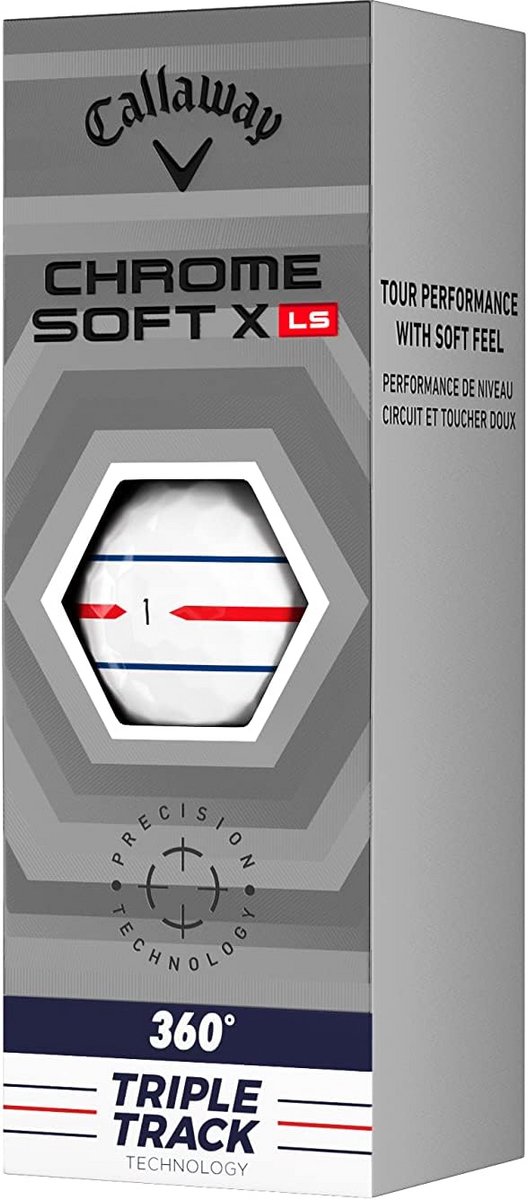 Golfballen Chrome Soft X LS voor optimale prestaties van Merkloos — afbeelding 5
