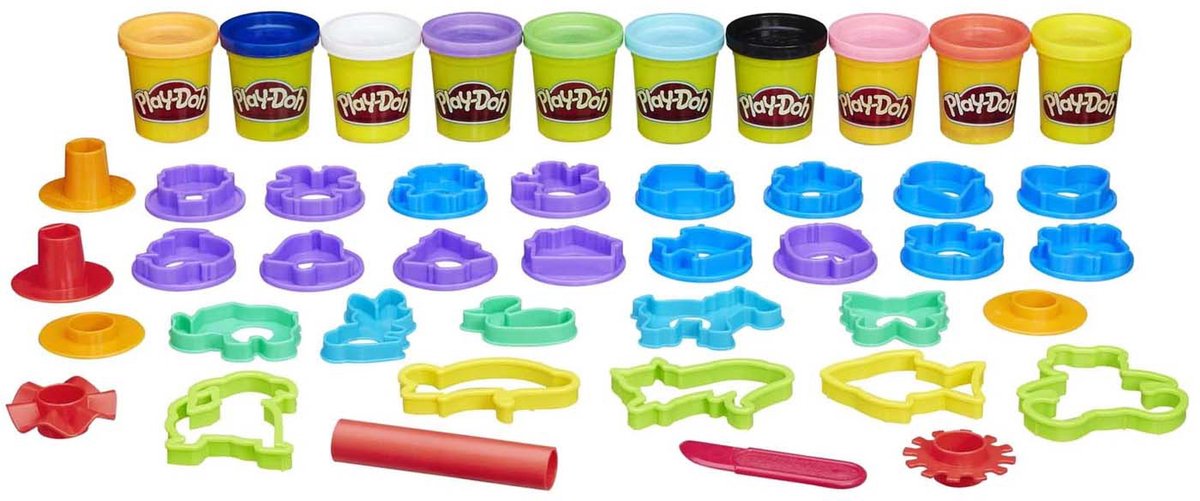 Play-Doh Toolkit met +30 Onderdelen & 10 Kleipotjes — afbeelding 4