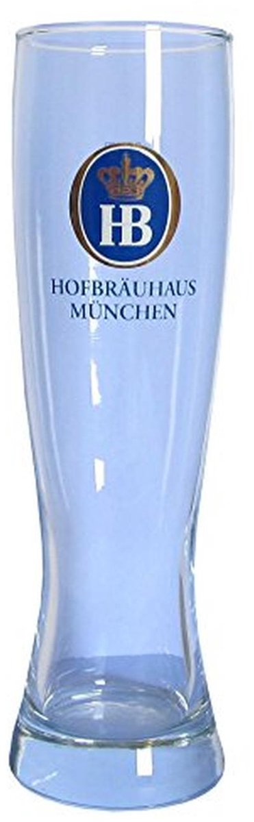 Weißbierglas 0,5 Liter - Handgemaakt Bierpul uit Westerwald, Duitsland