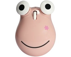 Draadloze 2.4G Bluetooth-muis (Pink Frog)