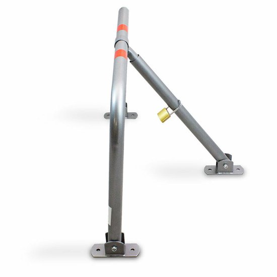 Poteau de stationnement avec serrure