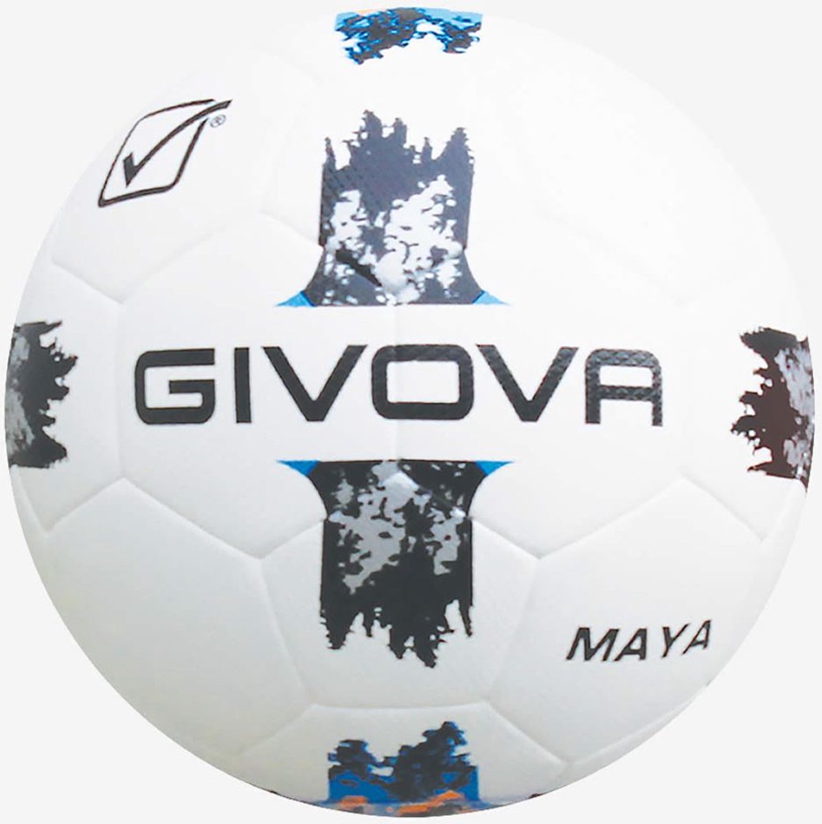 Voetbal Givova Pallone Maya Zwart-zilver Zwart - 30