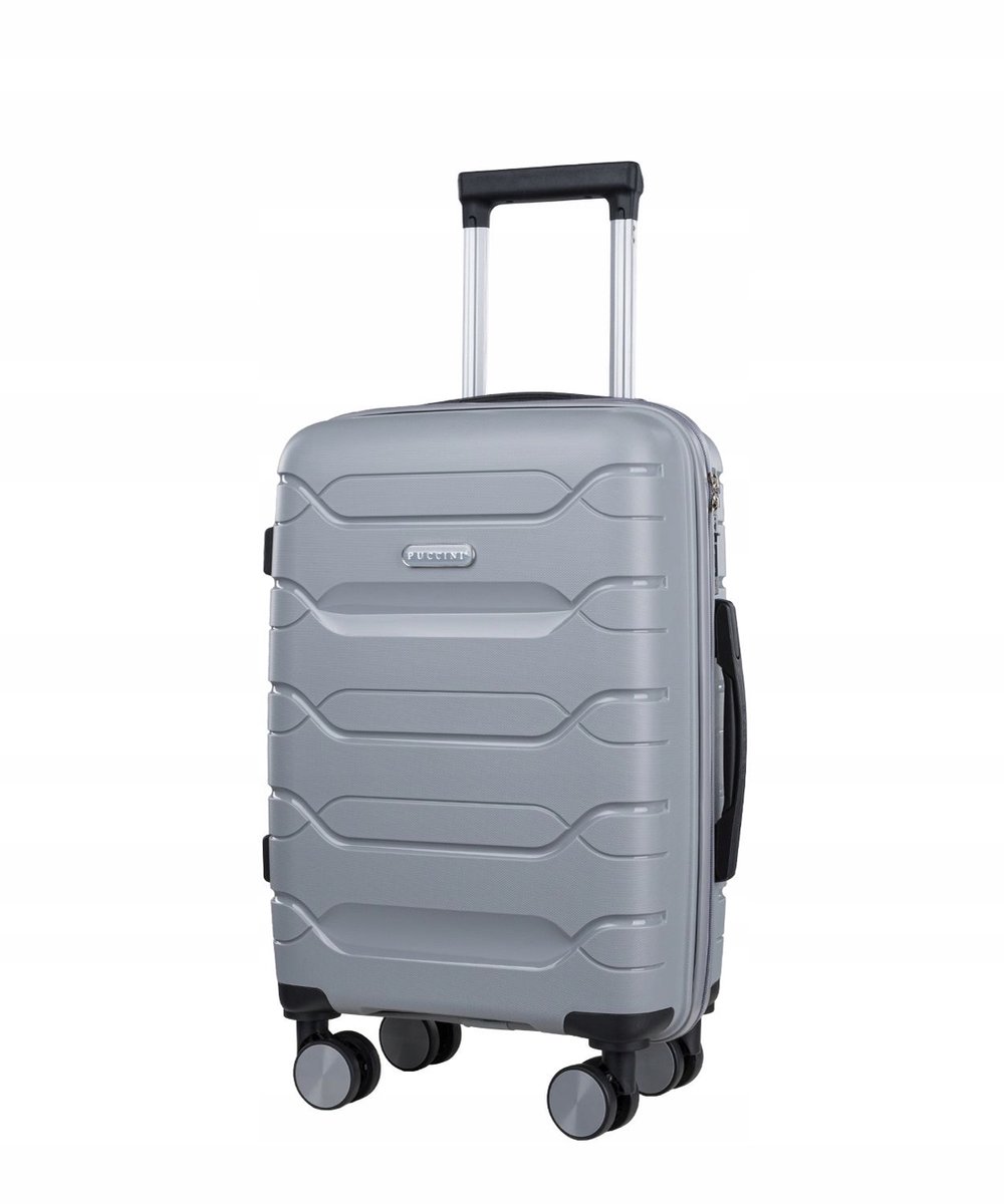 Puccini Zadar Handtaskoffer 56cm Grijs - Lichtgewicht & Stevig