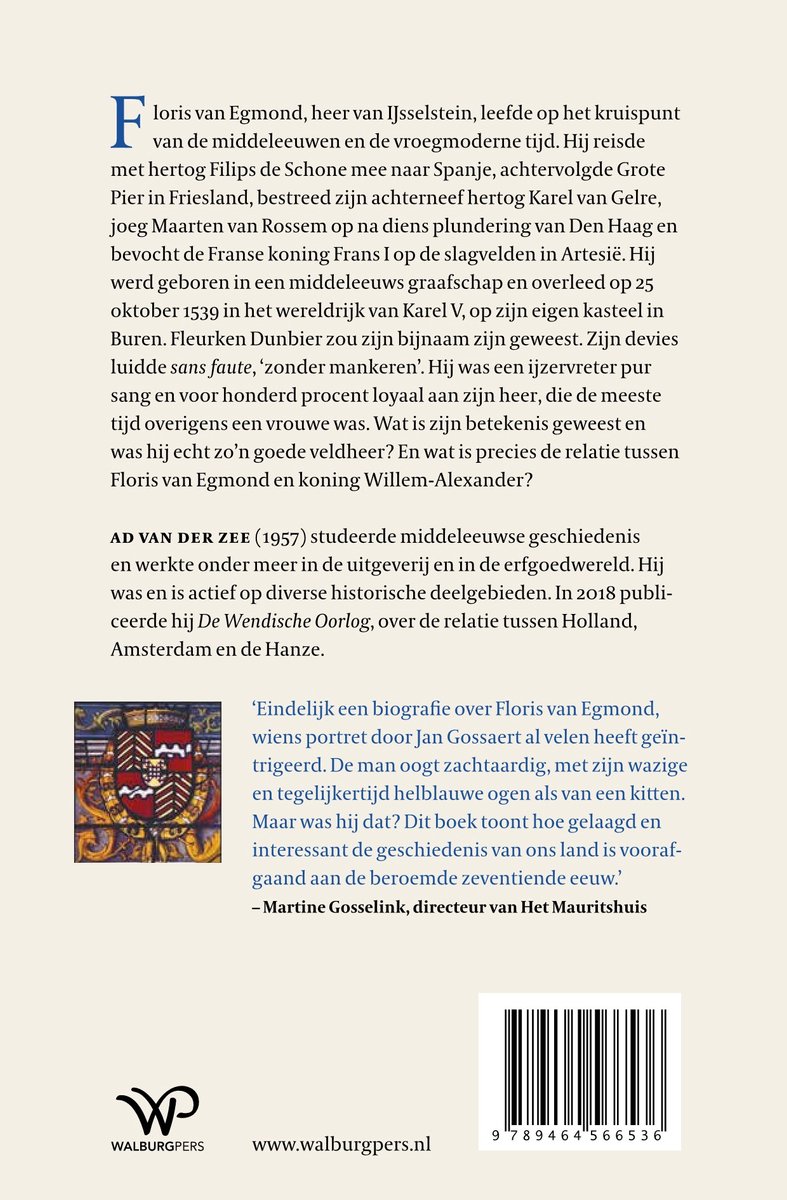 Floris van Egmond (1469-1539) - back cover