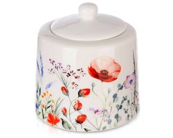 Orion Maki Serie - Porseleinen Suikerpot - 320 ml - Met Deksel - Geschikt voor Vaatwasser en Magnetron