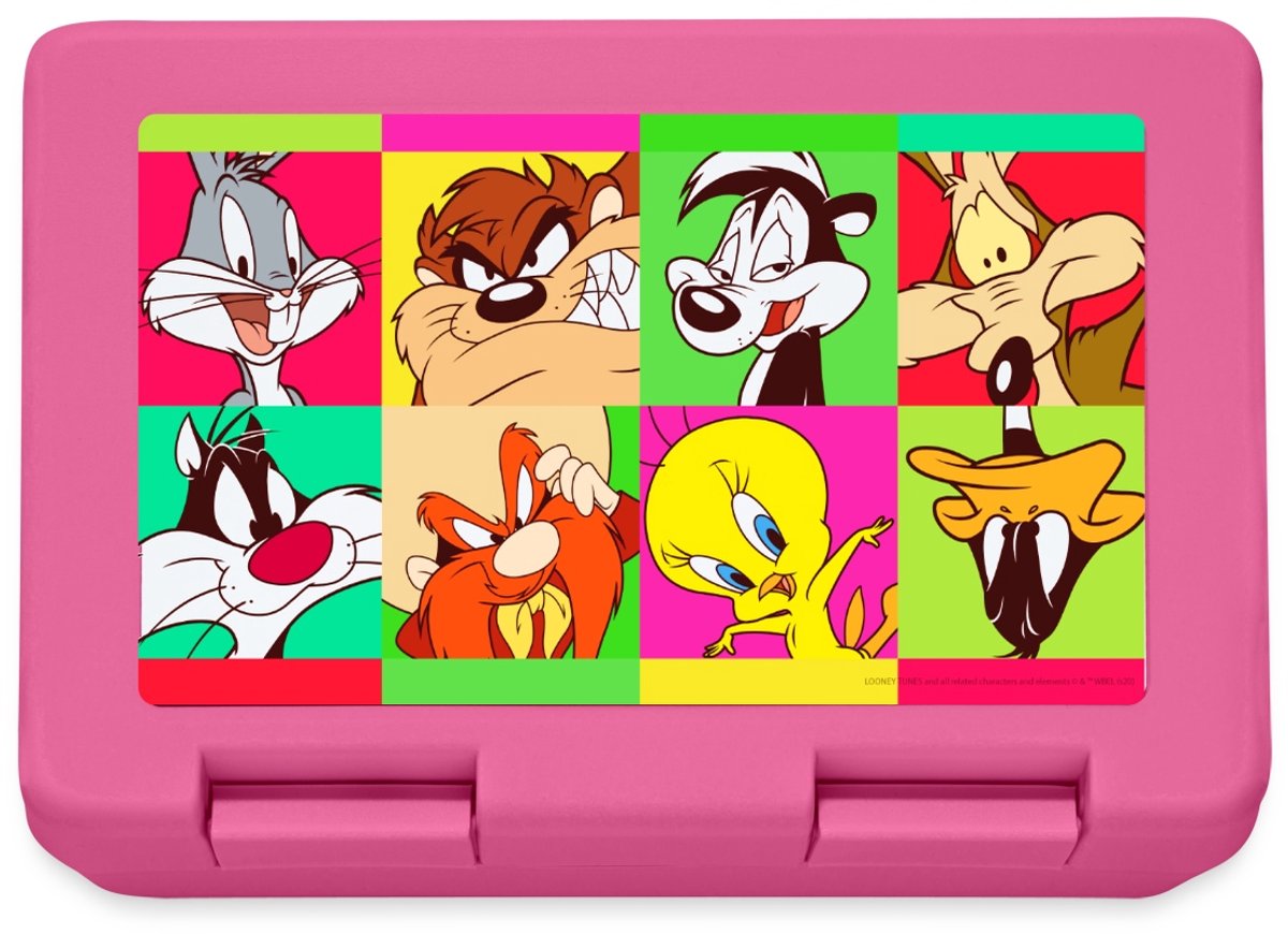 Looney Tunes karaktertegels Broodtrommel Lunchbox