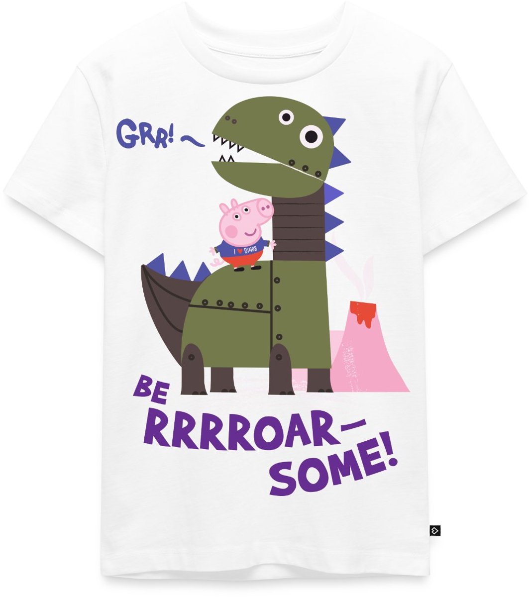 Peppa Pig Dinosaurs Lover Premium T Shirt Kinderen