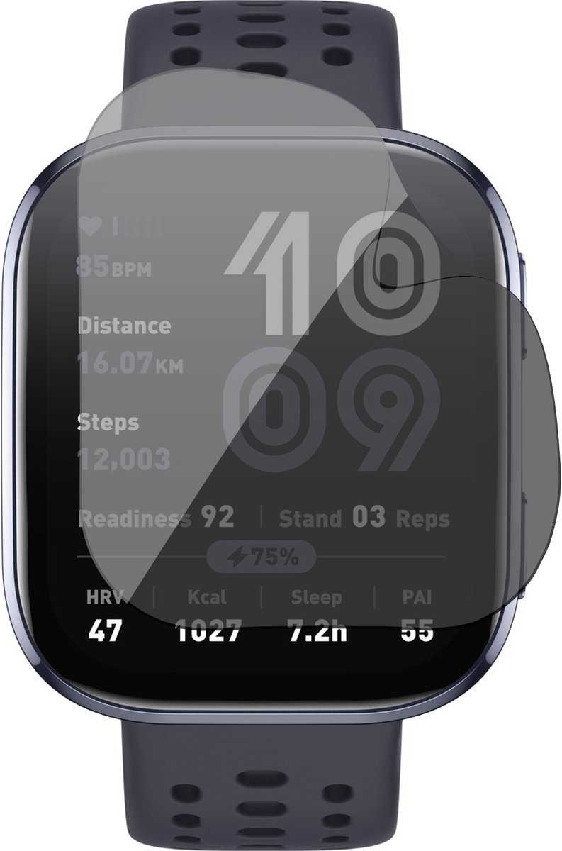 Privacy Screenprotector geschikt voor Amazfit Bip 6 - 1x FlexGuard Screen Protector