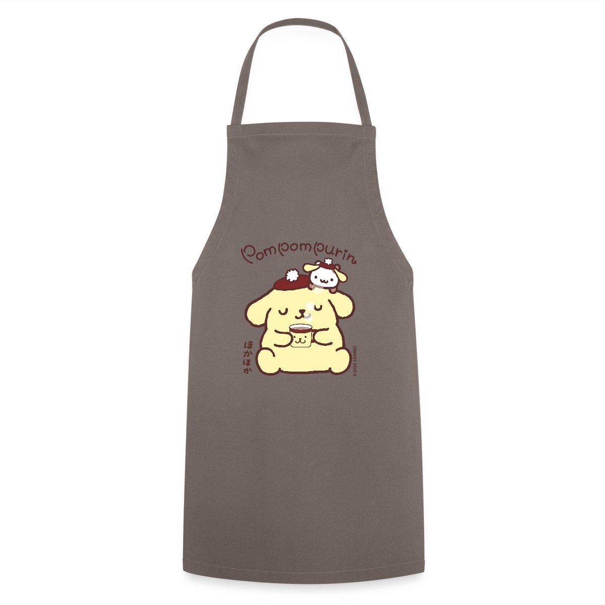Pompompurin Drinkt Koffie Met Muffin Keukenschort