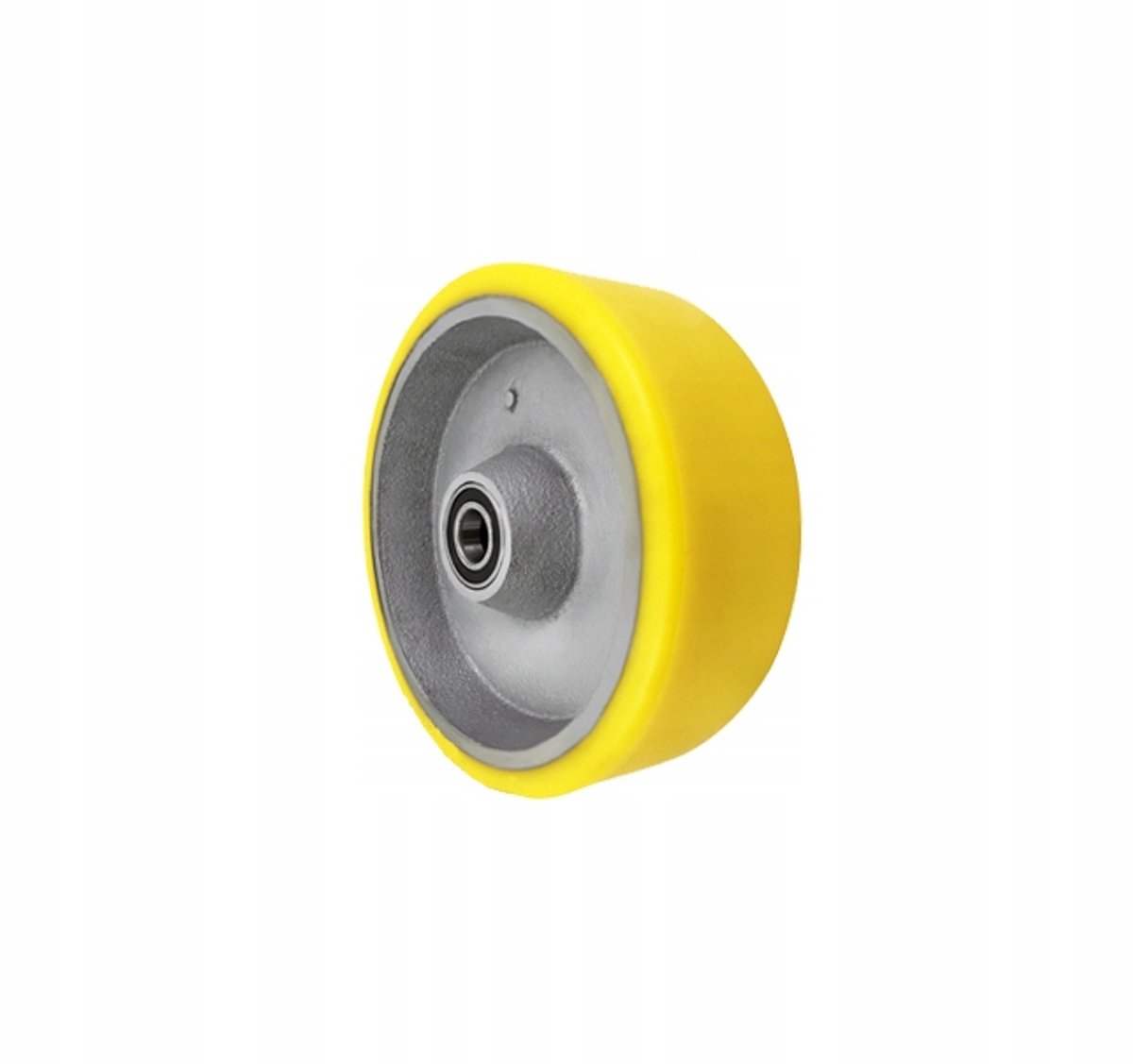Gietijzer-polyurethaan wiel 250mm, 1500kg belastbaar, 30mm asgat
