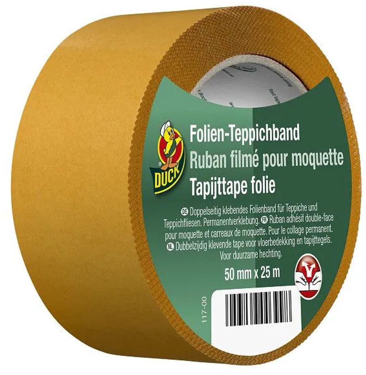 Duck Tapijttape Folie 50mm x 25m