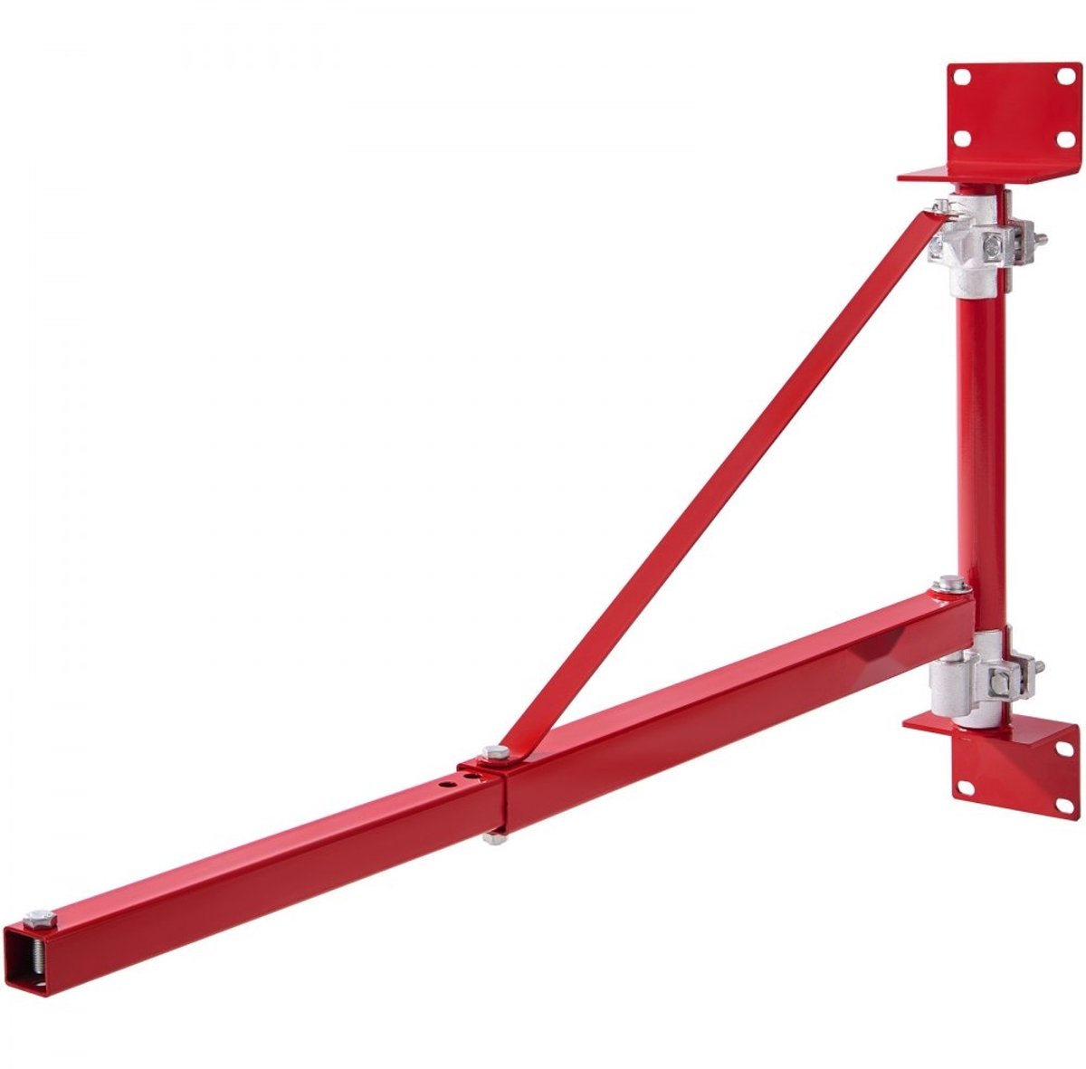 Takelarm - Takelhouder met zwenkarm voor elektrische takel - Draagvermogen 300 kg - Draaibaar 180° - Stalen frame - Met verstevigingsstang