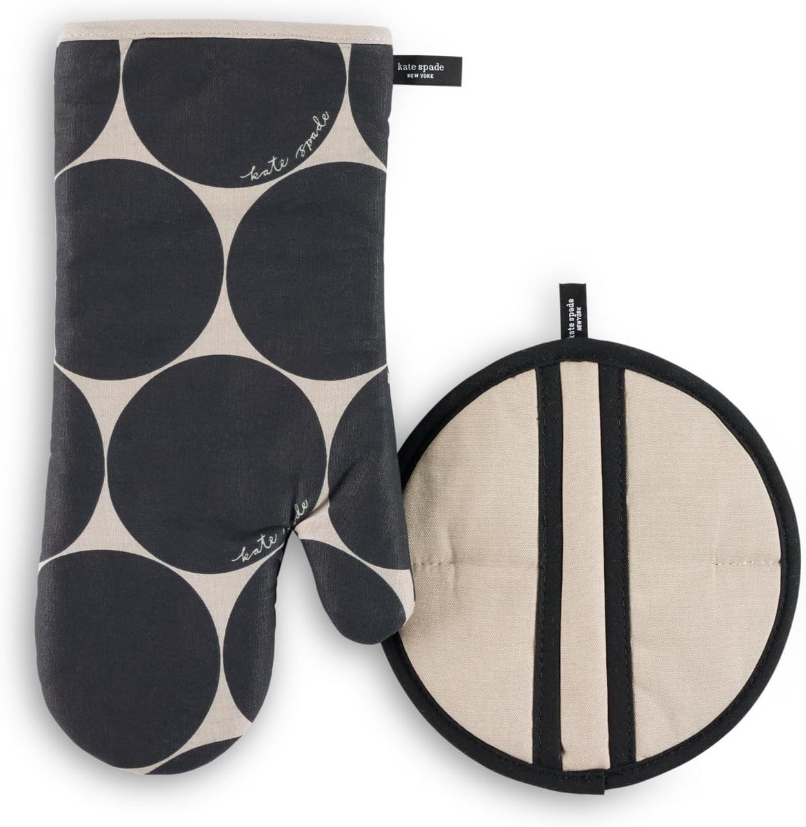Ovenwant en Pothouder Set (2 Stuks) - Hittebestendig Katoen met Antislip Grip