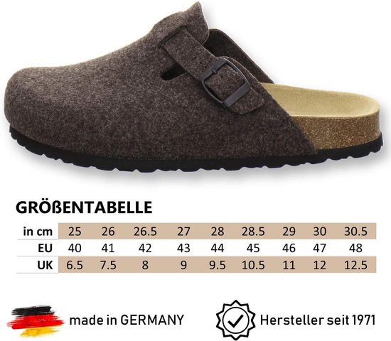 JOMIX Sloffen Heren Mocassin Heren Vilt Winter Warme Slippers Pantoffels Pluche Gevoerd Gesloten Comfortabele, MU8665, Licht Grijs, 44 EU