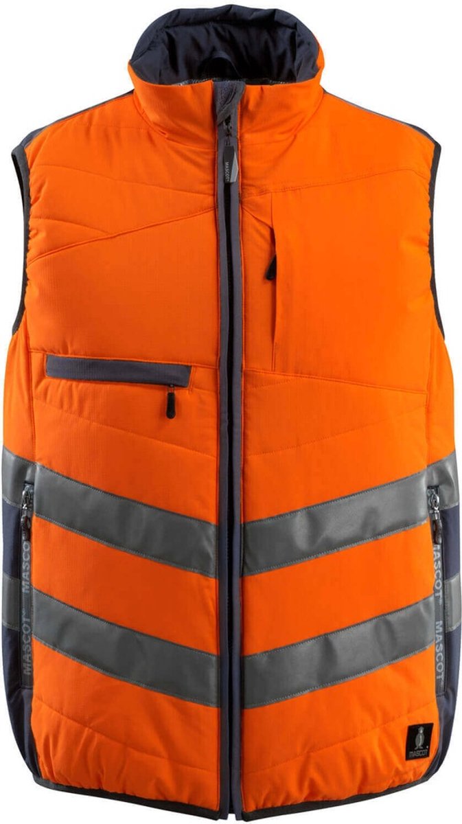 Mascot Safe Supreme Wintervest 15565-249 - hi-vis oranje/donkermarine - 3XL