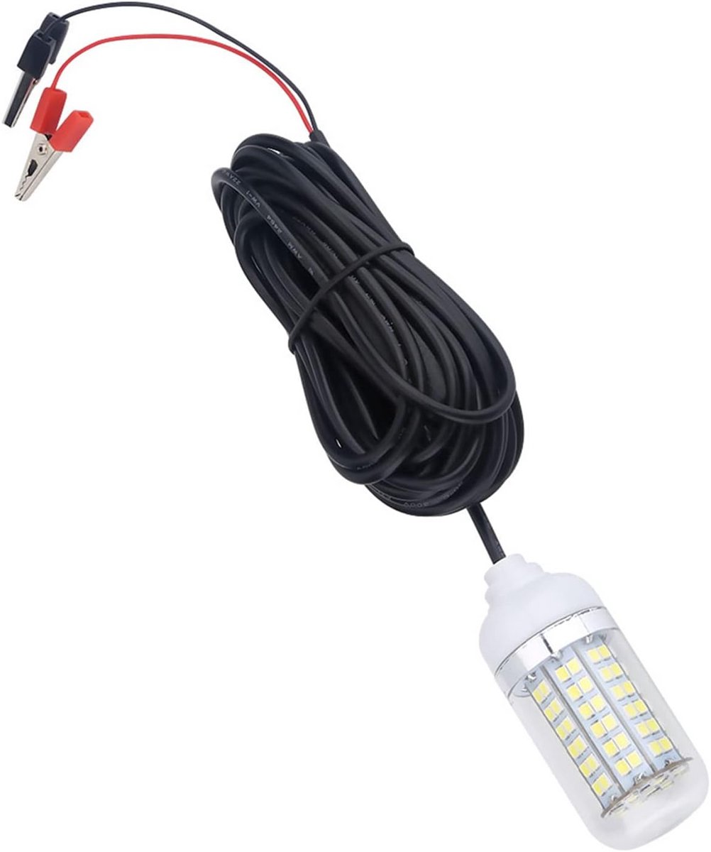 Krachtige 12V LED Onderwater Vislamp voor Duiken en Bootgebruik - IP68 Waterdicht