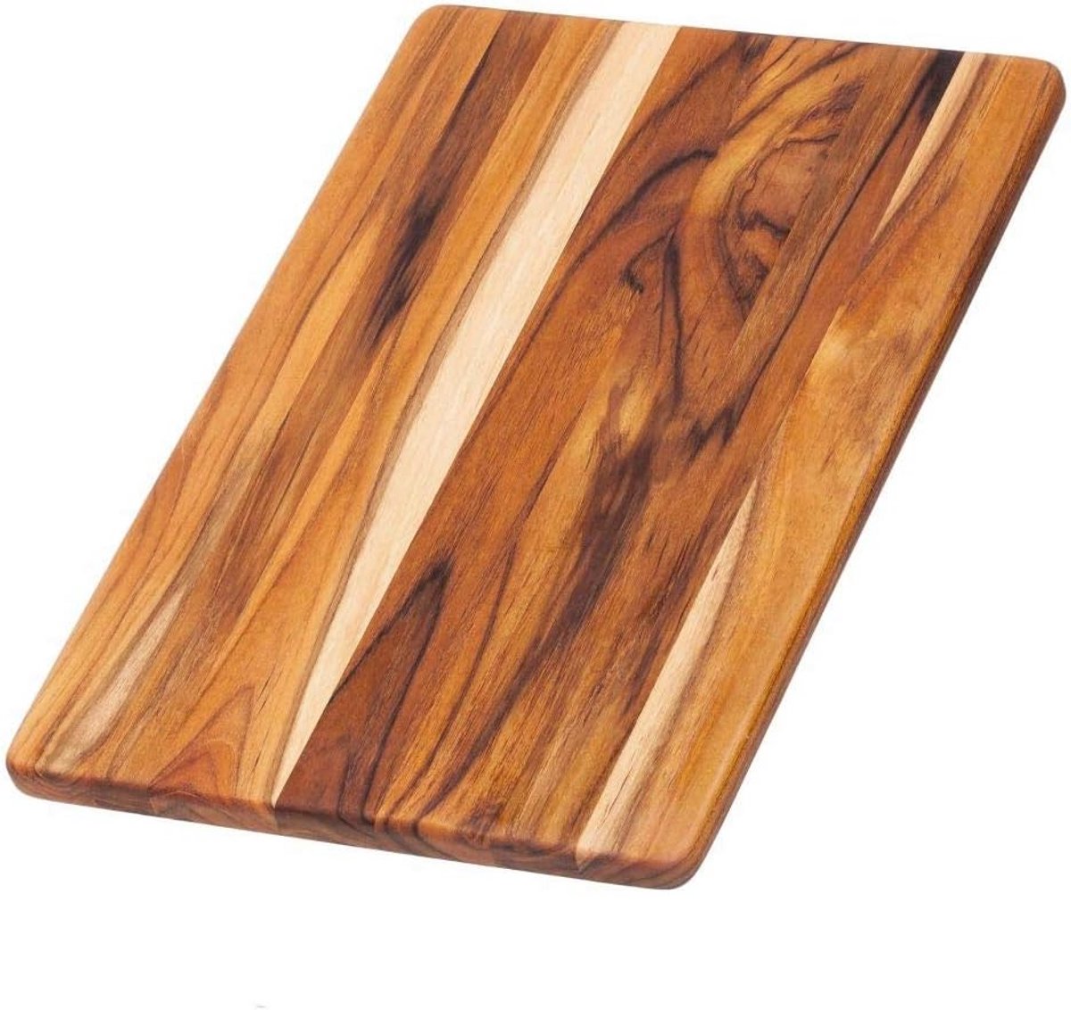 Ronde Houten Snijplank Teakhout Duurzaam Massief Hout 35 x 24 cm