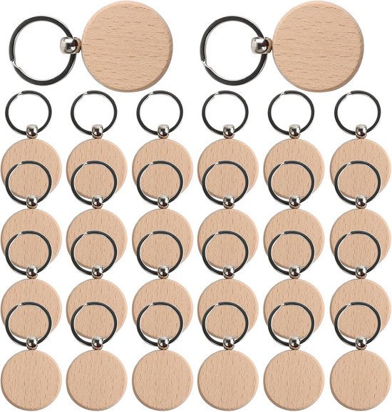 Roestvrijstalen hangers voor sleutelhangers - 20 blanco dogtags voor doe-het-zelf... | bol