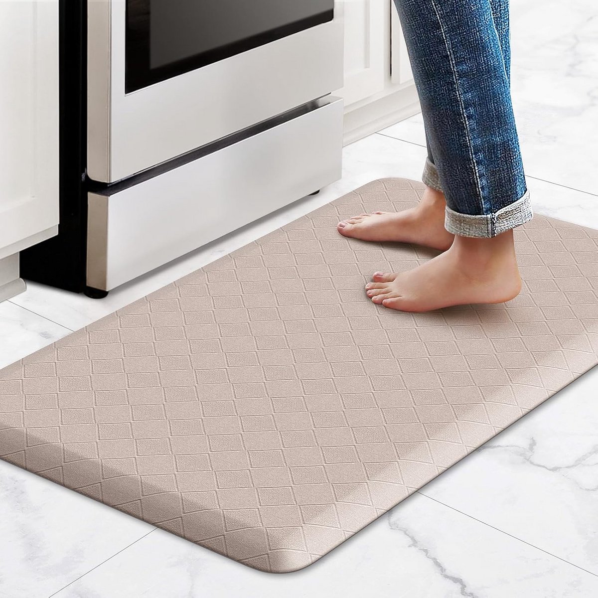 Ergonomische Keukenlopers Anti-vermoeidheidsmat Antislip Waterdicht Comfort voor Keuken en Werkplek