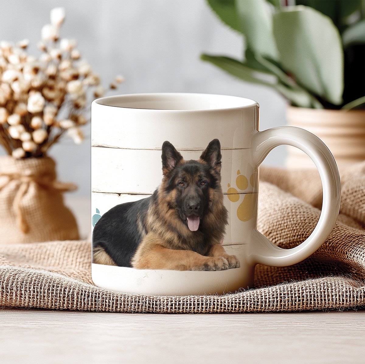 Mok - 330 ML - Hond - Oudduitse Herder - Koffiemok - Theemok - Thee of Koffie - Koffiebeker - Koffietas Geschenk Cadeau
