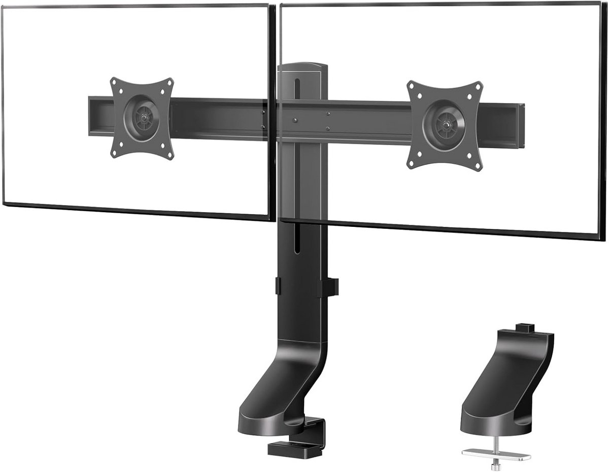 Dubbele Monitor Arm Houder voor 2 Schermen 17-27 Inch
