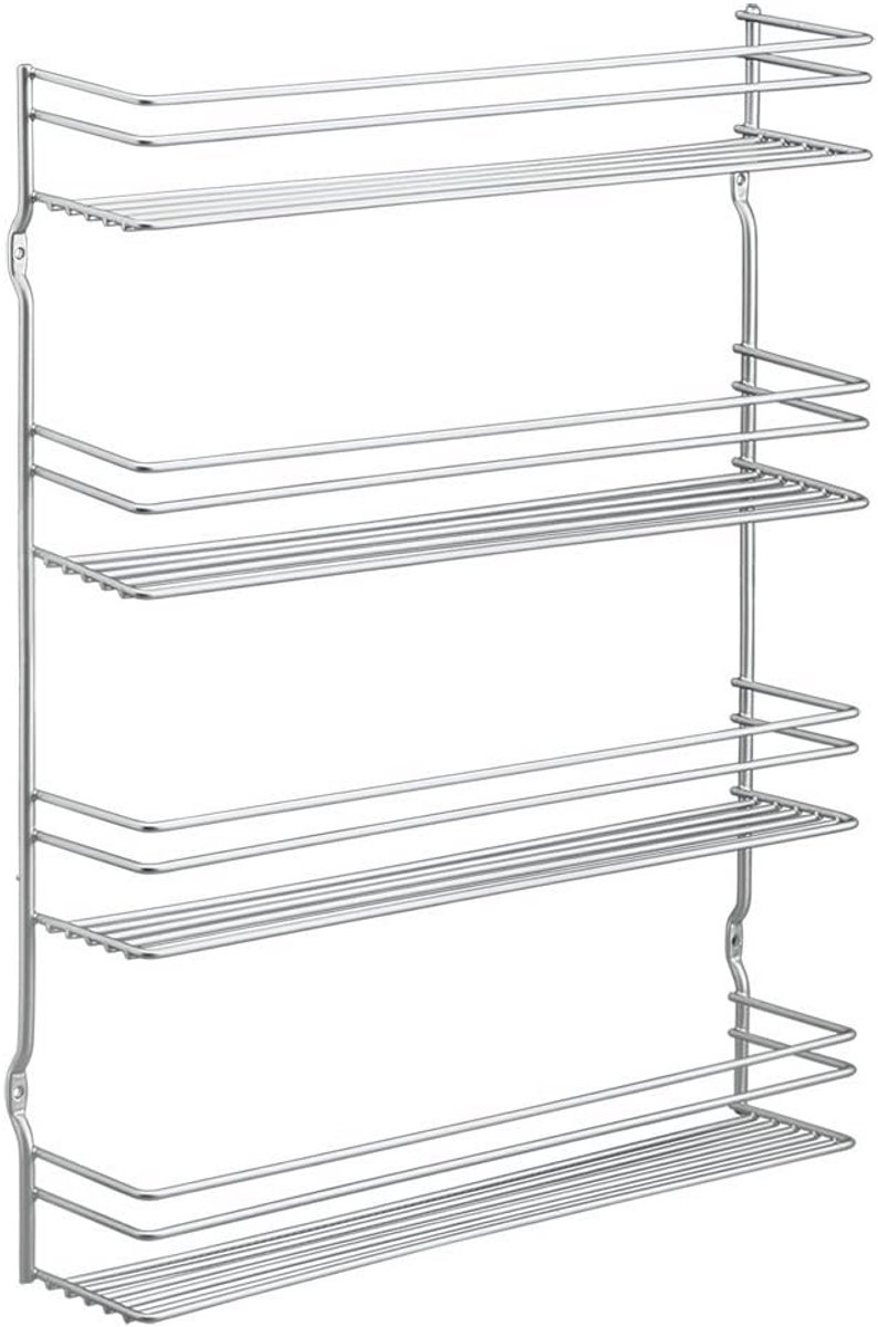 Kruidenrek voor aan de muur in diverse formaten - Ideaal voor potjes en glazen