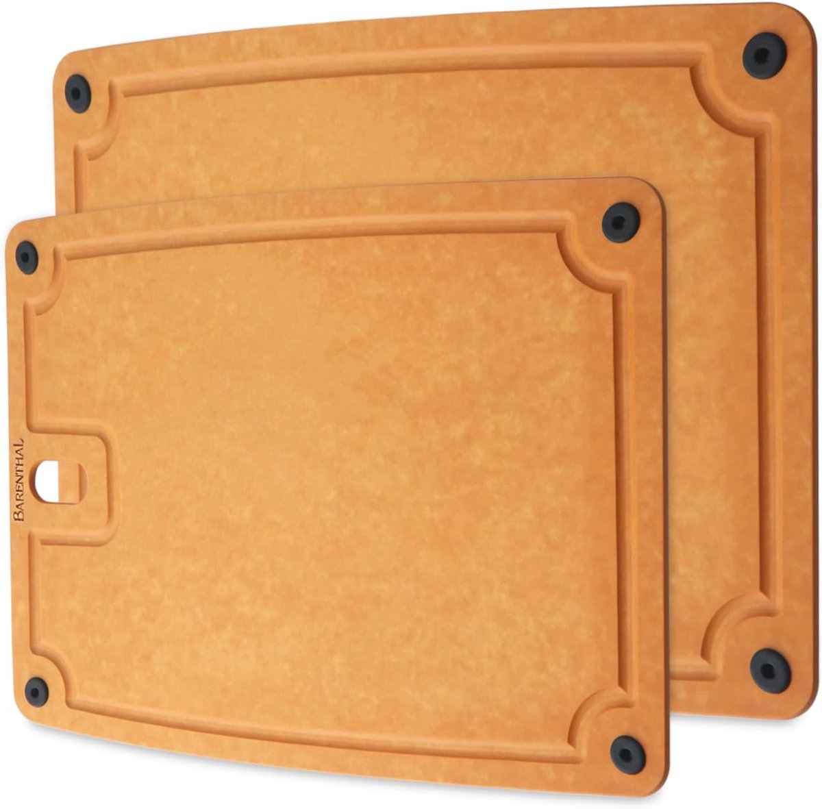 Set van 2 Houten Composiet Snijplanken - Antislip, Sapgoot, Vaatwasmachinebestendig
