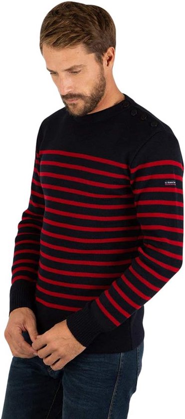 Baxboy Herenpullover, slim fit, ronde hals, gebreide trui, ronde kraag, moderne mannen, zwarte trui, longsleeve, fijn gebreid, sweatshirt BB-52288, camel, XXL