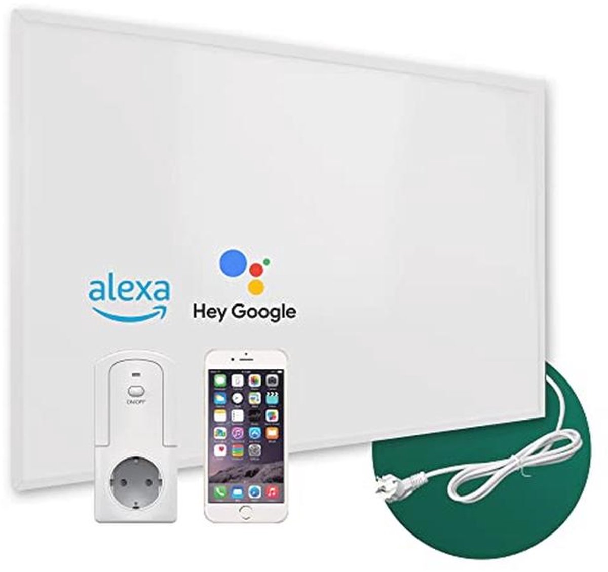 Infraroodverwarming 1000 watt met TÜV - Efficiënte en duurzame verwarming