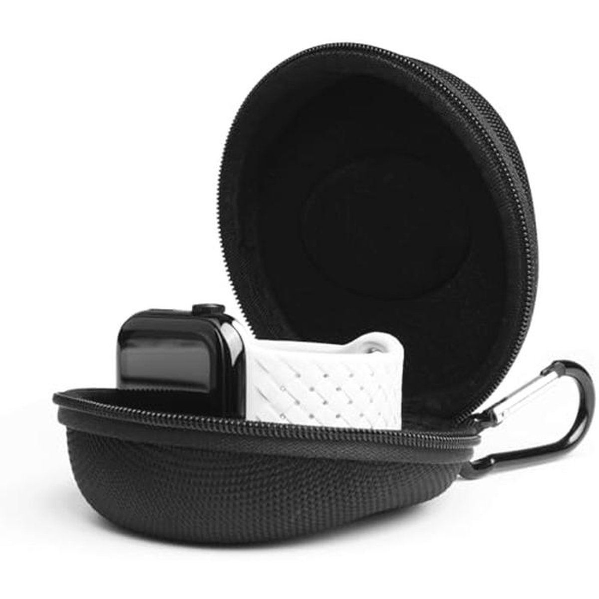 Draagbare horloge- en juwelenopbergdoos - waterdicht en valbestendig, met karabijnhaak