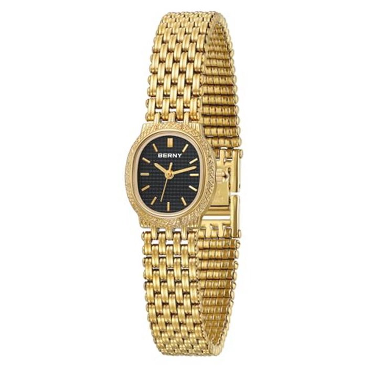 Gouden Horloges voor Vrouwen - Armband Quartz Horloge - Stijlvol en Compact