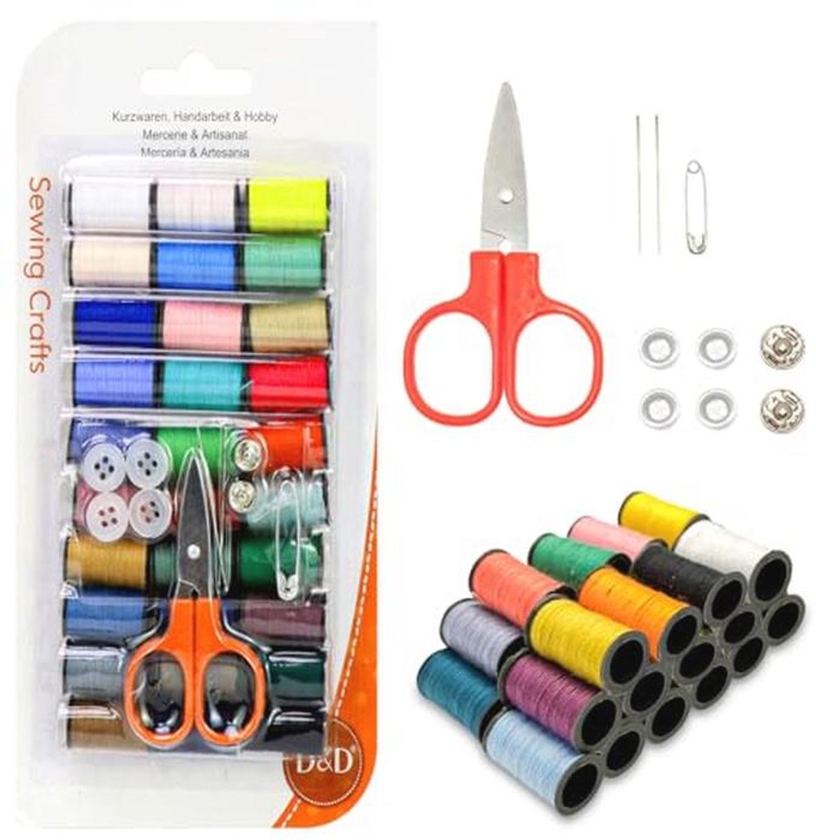 Naaiset accessoires voor beginners en op reis