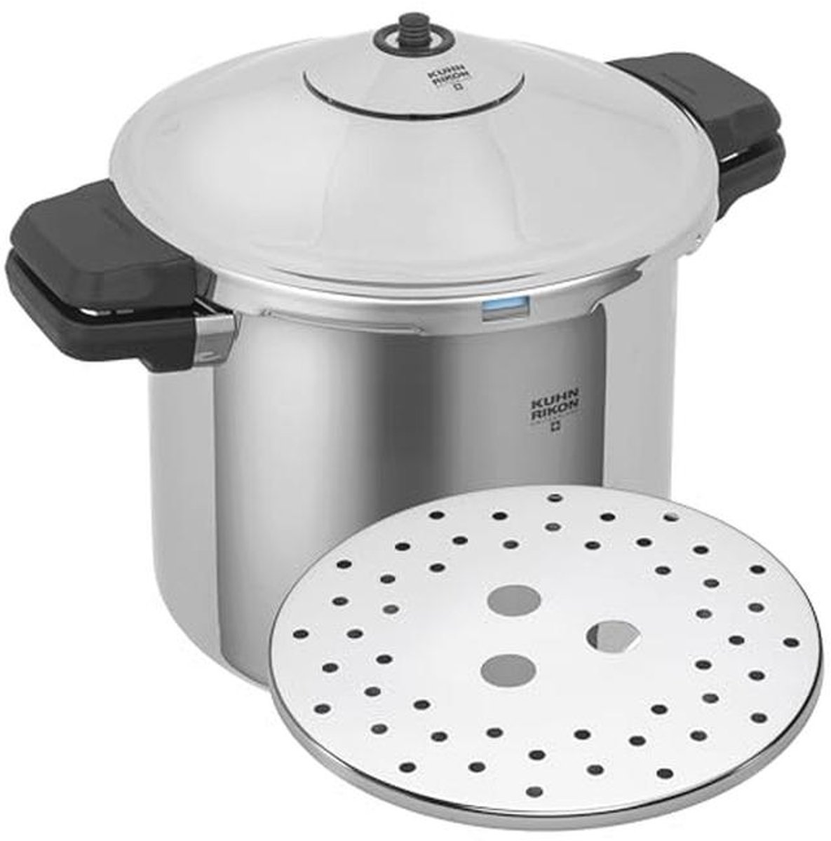 Snelkookpan RVS met Zijgreep en Inductie – 8 Liter / 24 cm